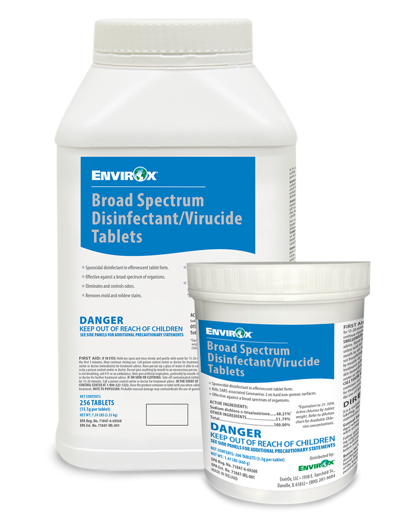 Broad Spectrum Tablets in 13.1g and 3.3g